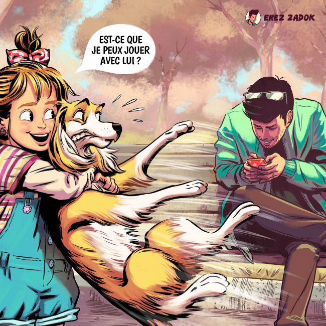 En 17 illustrations, cet artiste montre à quoi ressemble vraiment la vie avec un chien