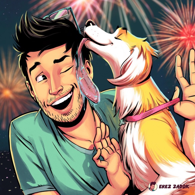 En 17 illustrations, cet artiste montre à quoi ressemble vraiment la vie avec un chien