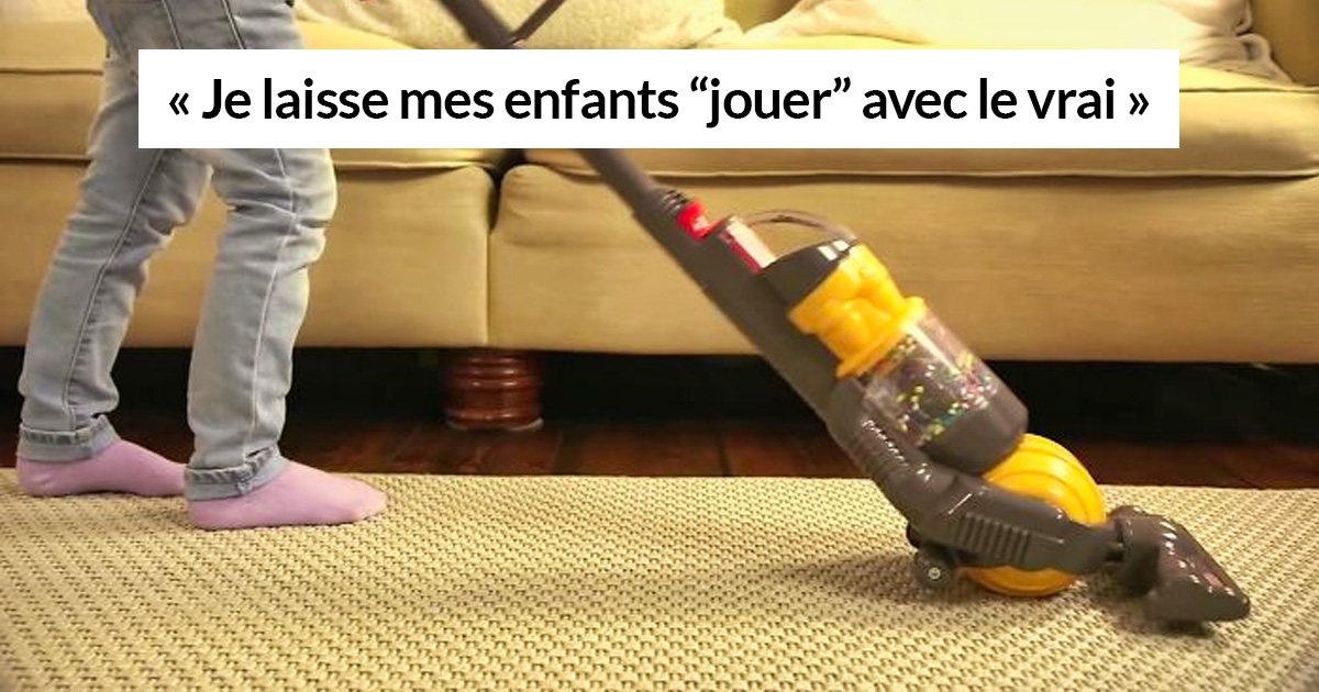 Les parents adorent cet aspirateur Dyson pour enfants à 27 $ qui nettoie réellement le sol