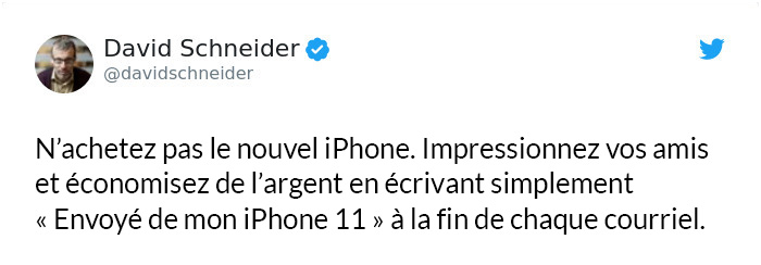 Apple a dévoilé son plus récent iPhone et les internautes ont réagi avec 18 blagues hilarantes