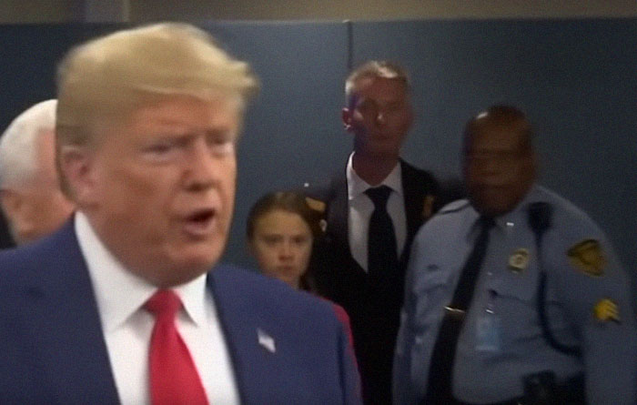 Le discours de Greta Thunberg au Sommet Action Climat de l’ONU est devenu viral avec son regard de la mort dirigé vers Trump