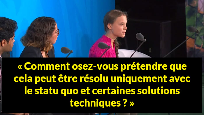 Le discours de Greta Thunberg au Sommet Action Climat de l’ONU est devenu viral avec son regard de la mort dirigé vers Trump