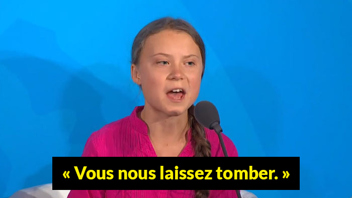 Le discours de Greta Thunberg au Sommet Action Climat de l’ONU est devenu viral avec son regard de la mort dirigé vers Trump