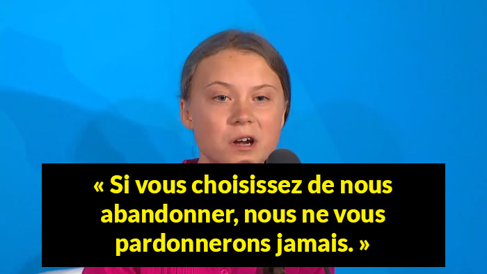 Le discours de Greta Thunberg au Sommet Action Climat de l’ONU est devenu viral avec son regard de la mort dirigé vers Trump