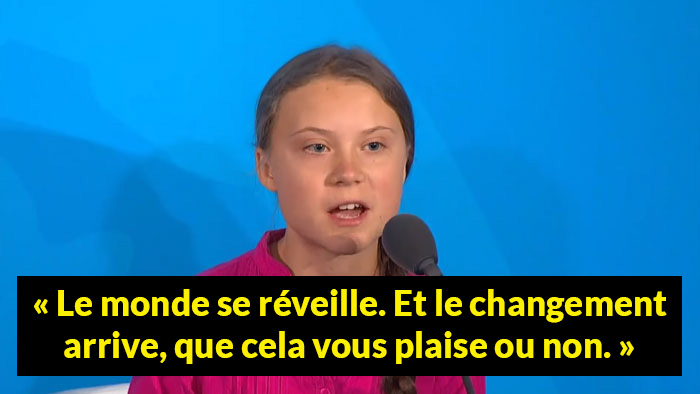 Le discours de Greta Thunberg au Sommet Action Climat de l’ONU est devenu viral avec son regard de la mort dirigé vers Trump