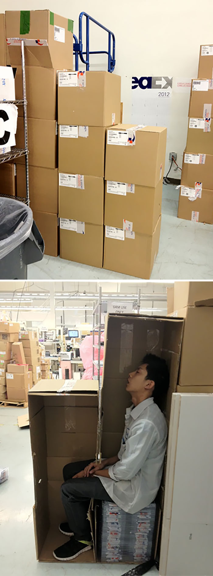 22 personnes qui ont été surprises à faire la sieste des façons les plus drôles et les plus inconfortables