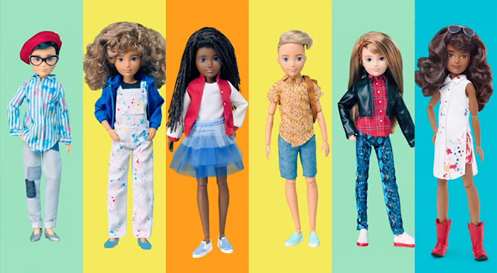Le fabricant de Barbie lance une collection de poupées de genre neutre