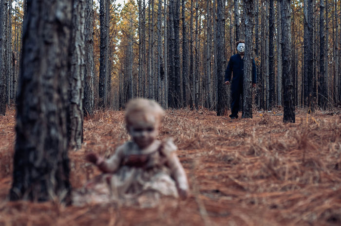 Une maman a transformé son bébé en zombie pour une séance photo d’horreur et la petite a assuré