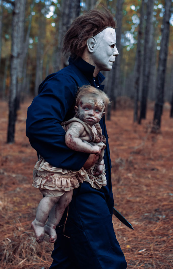 Une maman a transformé son bébé en zombie pour une séance photo d’horreur et la petite a assuré