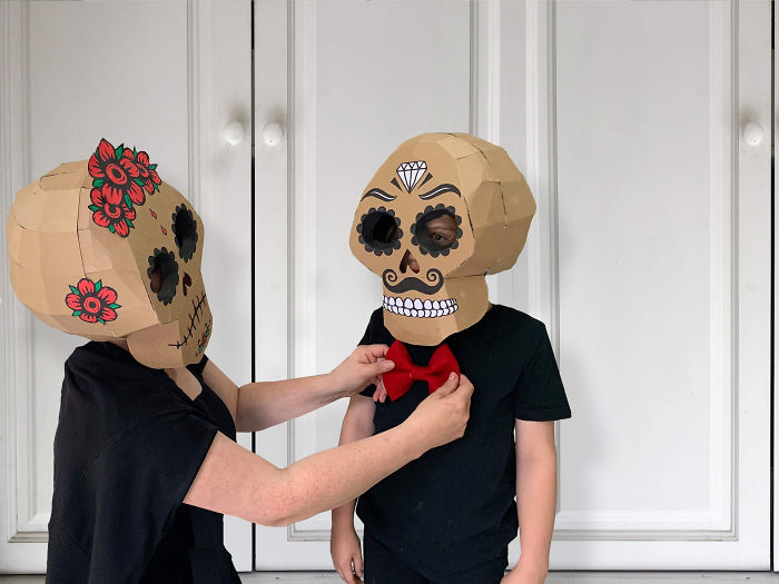 Je confectionne des costumes avec des boîtes en carton pour mes enfants et voici les 20 meilleurs