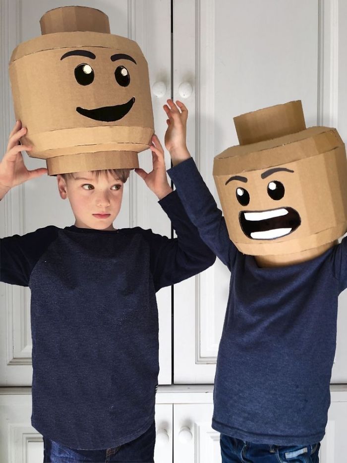Je confectionne des costumes avec des boîtes en carton pour mes enfants et voici les 20 meilleurs