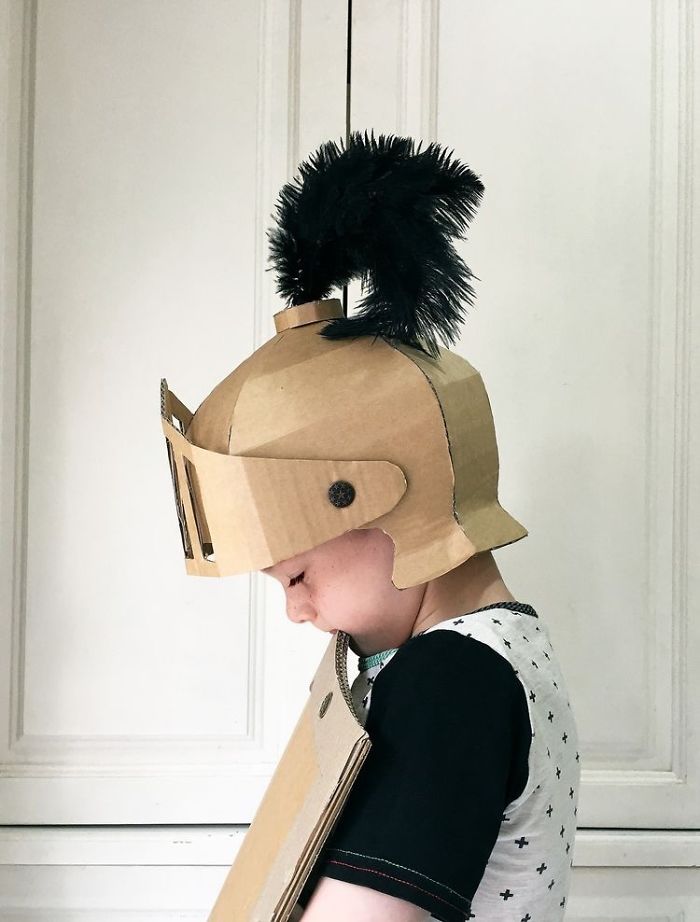 Je confectionne des costumes avec des boîtes en carton pour mes enfants et voici les 20 meilleurs