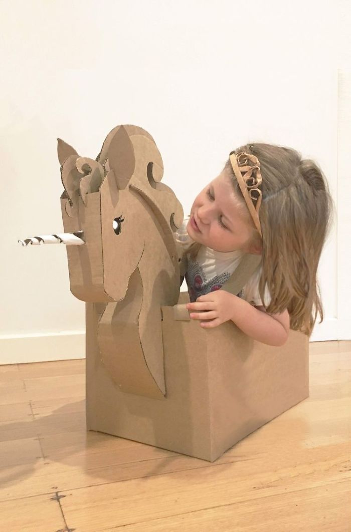 Je confectionne des costumes avec des boîtes en carton pour mes enfants et voici les 20 meilleurs