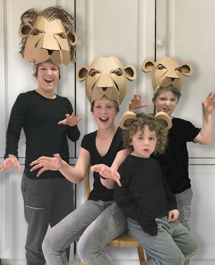 Je confectionne des costumes avec des boîtes en carton pour mes enfants et voici les 20 meilleurs