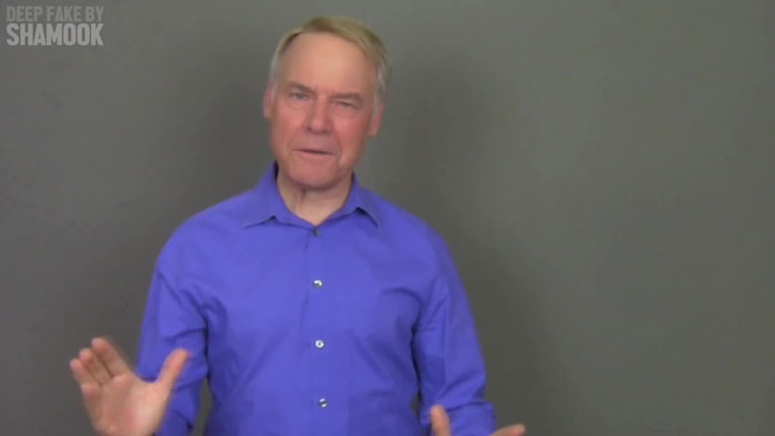 Cet acteur imite la voix de 20 célébrités alors que le deepfake modifie son visage et la vidéo est fascinante
