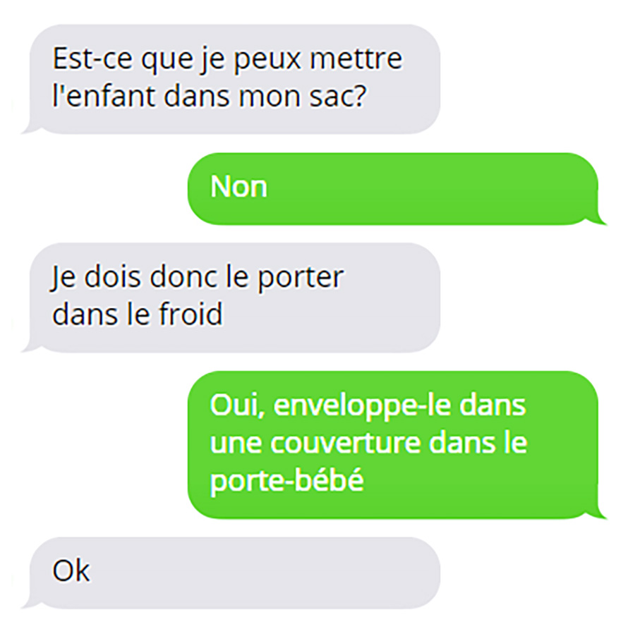Des ados ont emmené de faux bébés à la maison pour un projet de parentalité et leur prof a partagé leurs textos de désespoir