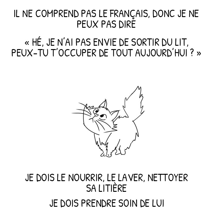 Un gars déprimé a adopté un chat et a illustré les façons dont il l’a aidé au cours des 2 derniers mois
