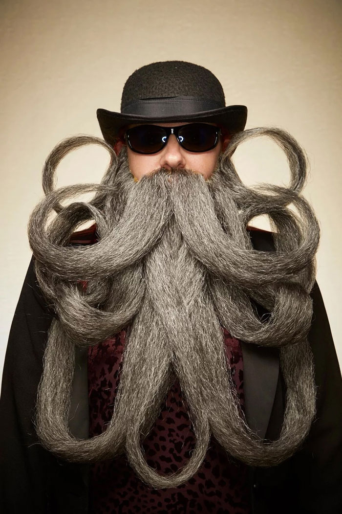 Le championnat de barbes et moustaches 2019 en 30 images
