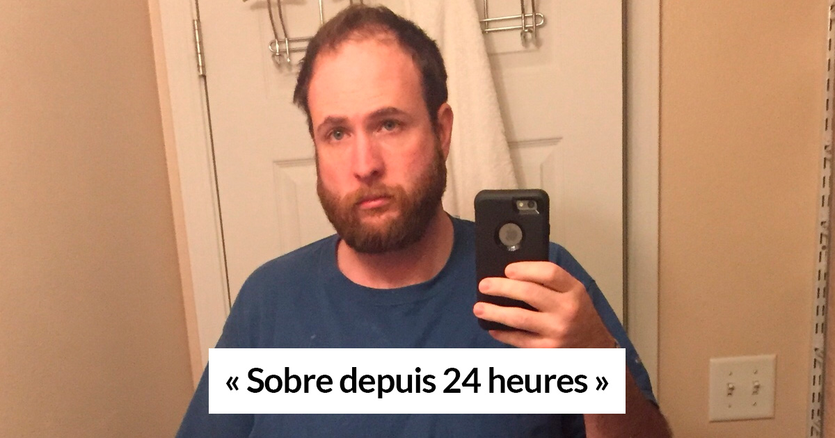 Cet homme a arrêté de boire de l’alcool et a montré à quel point la sobriété l’a changé en 3 ans