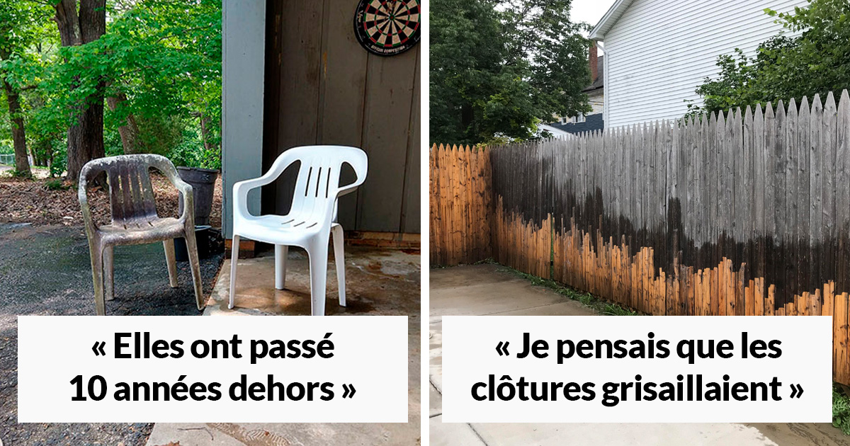 22 fois où des choses ont été complètement transformées par le lavage à pression