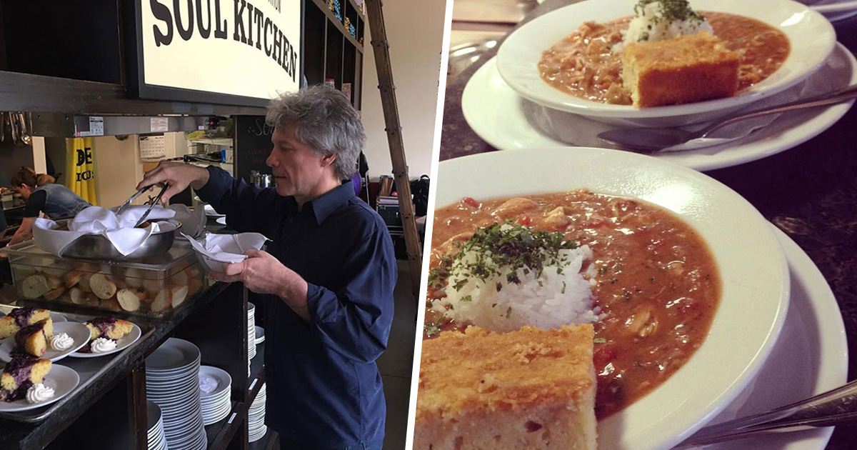 Bon Jovi a ouvert 2 restaurants qui permettent aux personnes dans le besoin de manger gratuitement