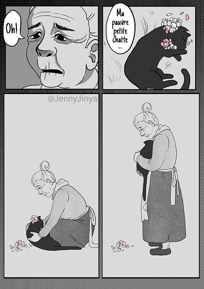 L Artiste Qui A Fait Pleurer Les Gens Avec Sa Bande Dessinee Sur Un Chat Noir Vient De Publier La Suite Ipnoze