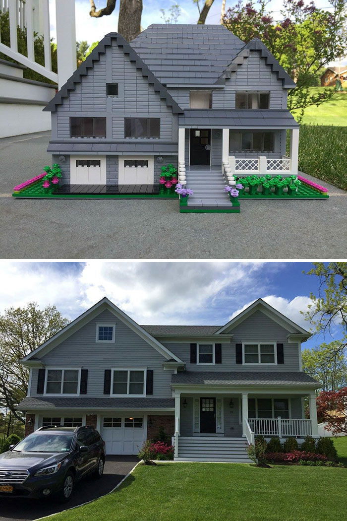 Tu peux obtenir une réplique de ta maison construite en LEGO