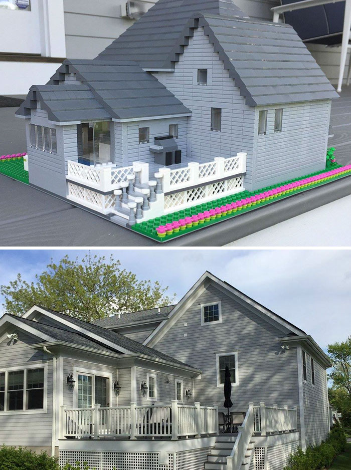 Tu peux obtenir une réplique de ta maison construite en LEGO