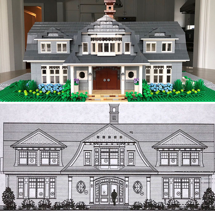 Tu peux obtenir une réplique de ta maison construite en LEGO