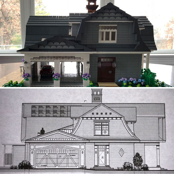 Tu peux obtenir une réplique de ta maison construite en LEGO