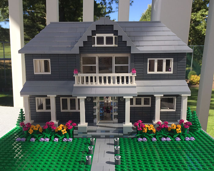 Tu peux obtenir une réplique de ta maison construite en LEGO