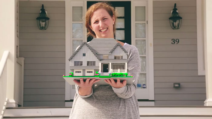 Tu peux obtenir une réplique de ta maison construite en LEGO