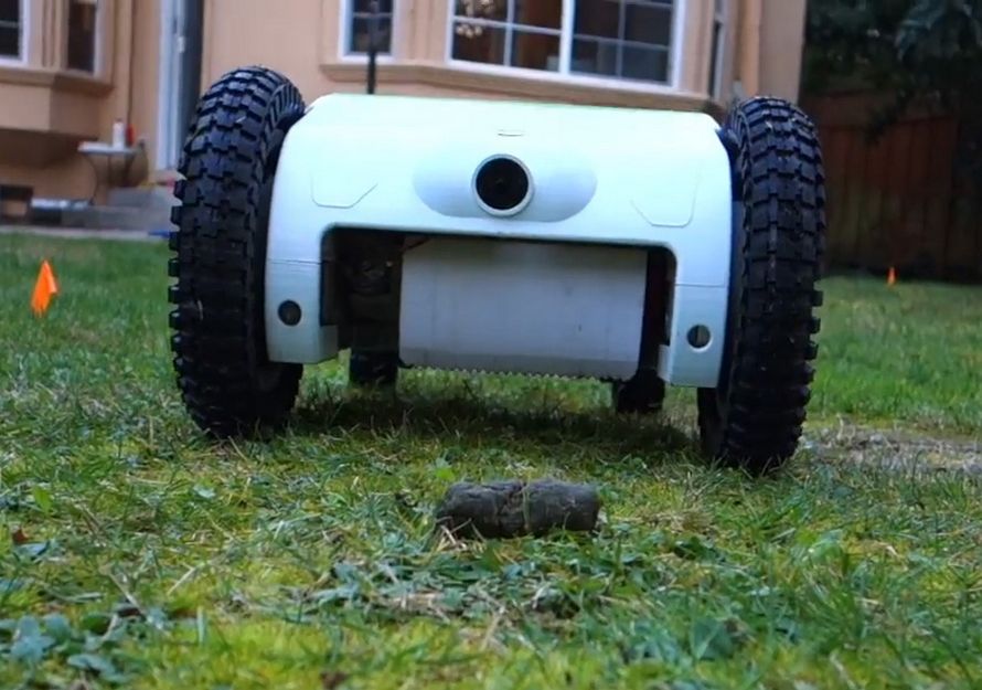 Ce robot trouve, détecte et ramasse automatiquement le caca de votre chien