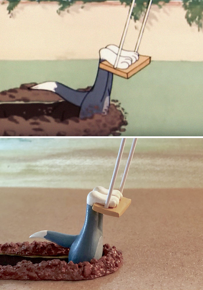 22 moments les plus regrettables de Tom et Jerry transformés en sculptures par un artiste japonais