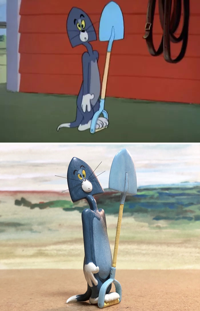 22 moments les plus regrettables de Tom et Jerry transformés en sculptures par un artiste japonais