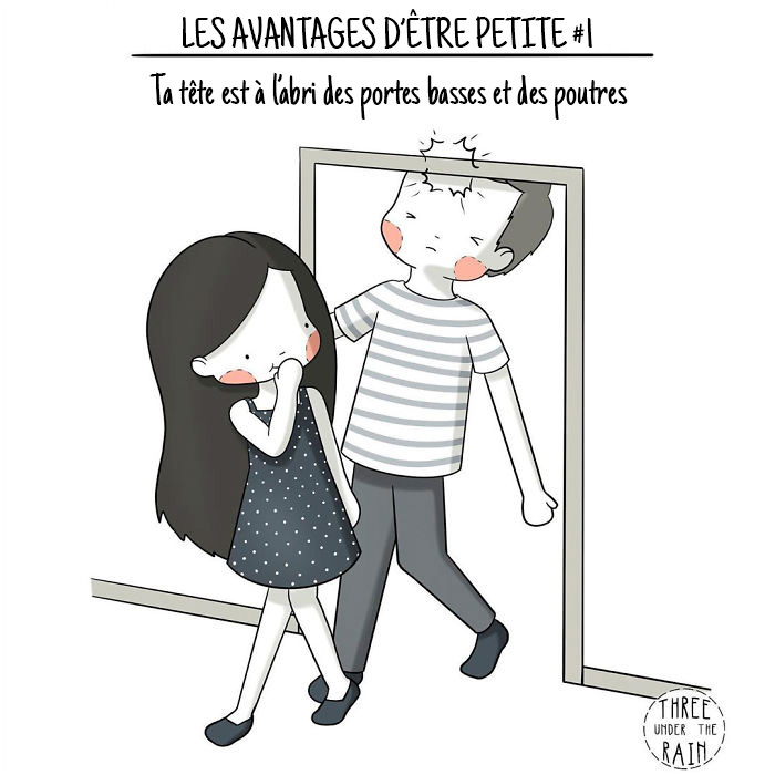 Cette artiste de 152 cm montre à quoi ressemble la vie d’une petite personne en 12 images sympas