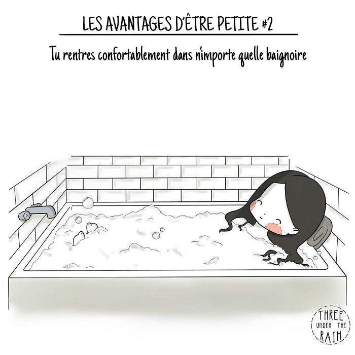 Cette artiste de 152 cm montre à quoi ressemble la vie d’une petite personne en 12 images sympas