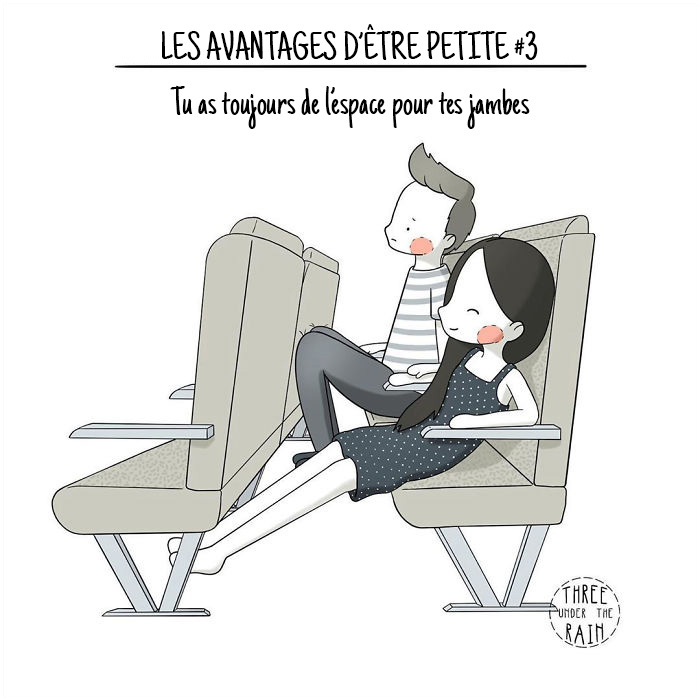 Cette artiste de 152 cm montre à quoi ressemble la vie d’une petite personne en 12 images sympas