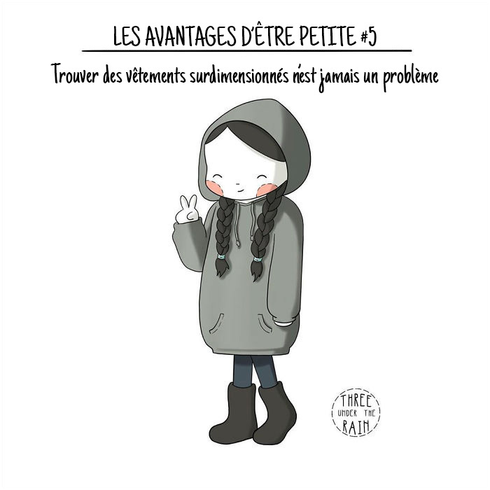 Cette artiste de 152 cm montre à quoi ressemble la vie d’une petite personne en 12 images sympas