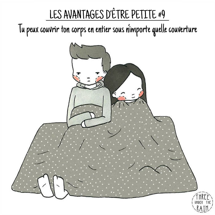Cette artiste de 152 cm montre à quoi ressemble la vie d’une petite personne en 12 images sympas