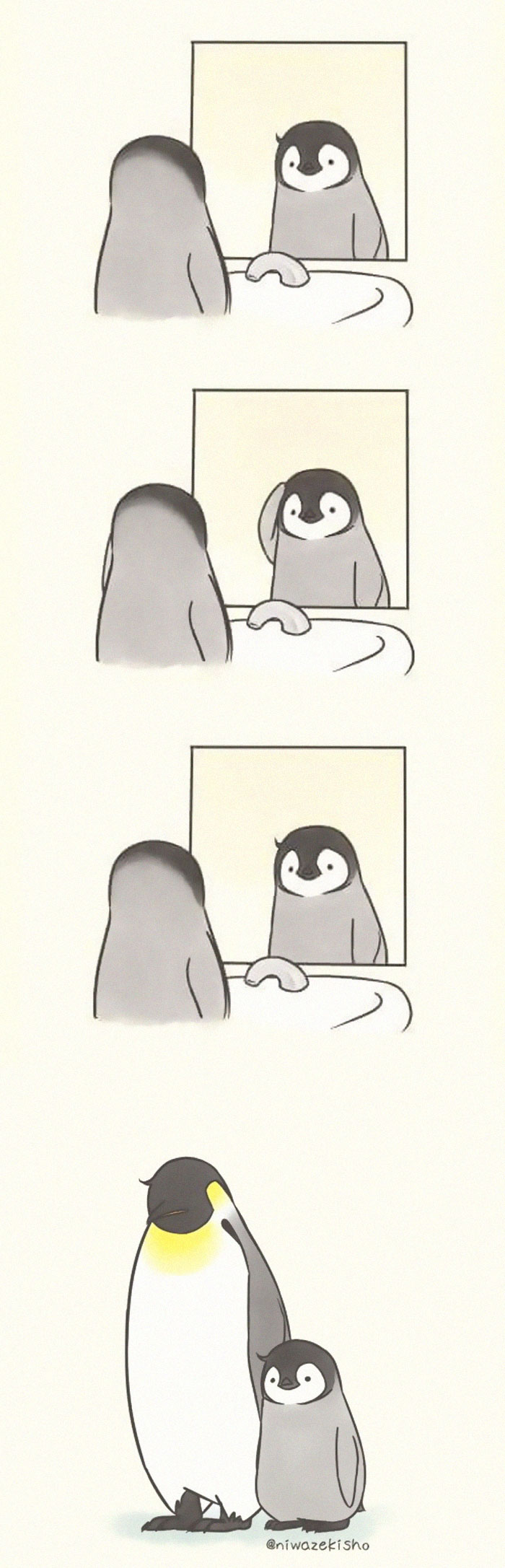 Ces 30 bandes dessinées au sujet d’un petit manchot qui est incapable d’accomplir des tâches simples sont trop mignonnes