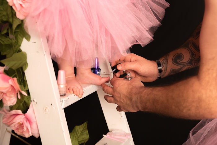 Cette séance photo d’un papa et sa fille vêtus de tutus est devenue virale (9 images)