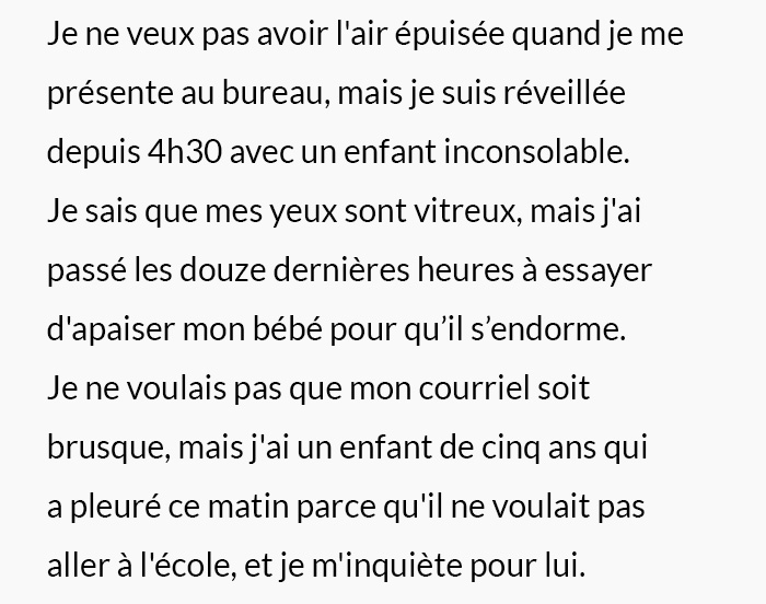 « S’il vous plaît, arrêtez de me juger pour avoir quitté le bureau à 17 heures pile. » La confession émouvante d’une maman qui travaille est devenue virale