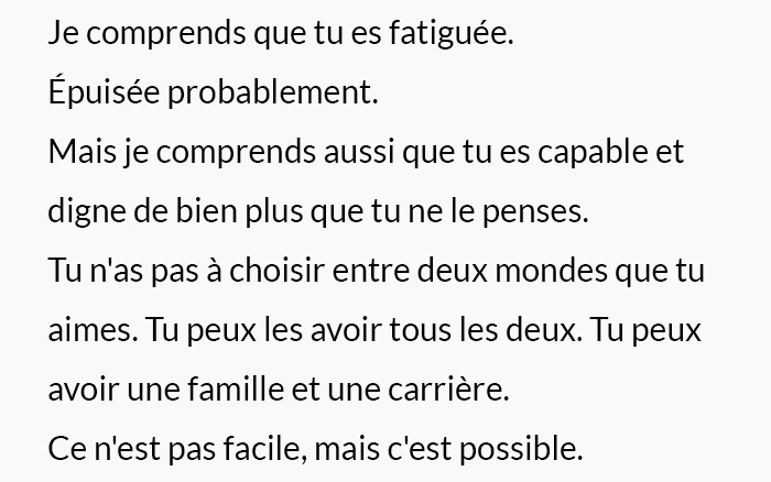 « S’il vous plaît, arrêtez de me juger pour avoir quitté le bureau à 17 heures pile. » La confession émouvante d’une maman qui travaille est devenue virale