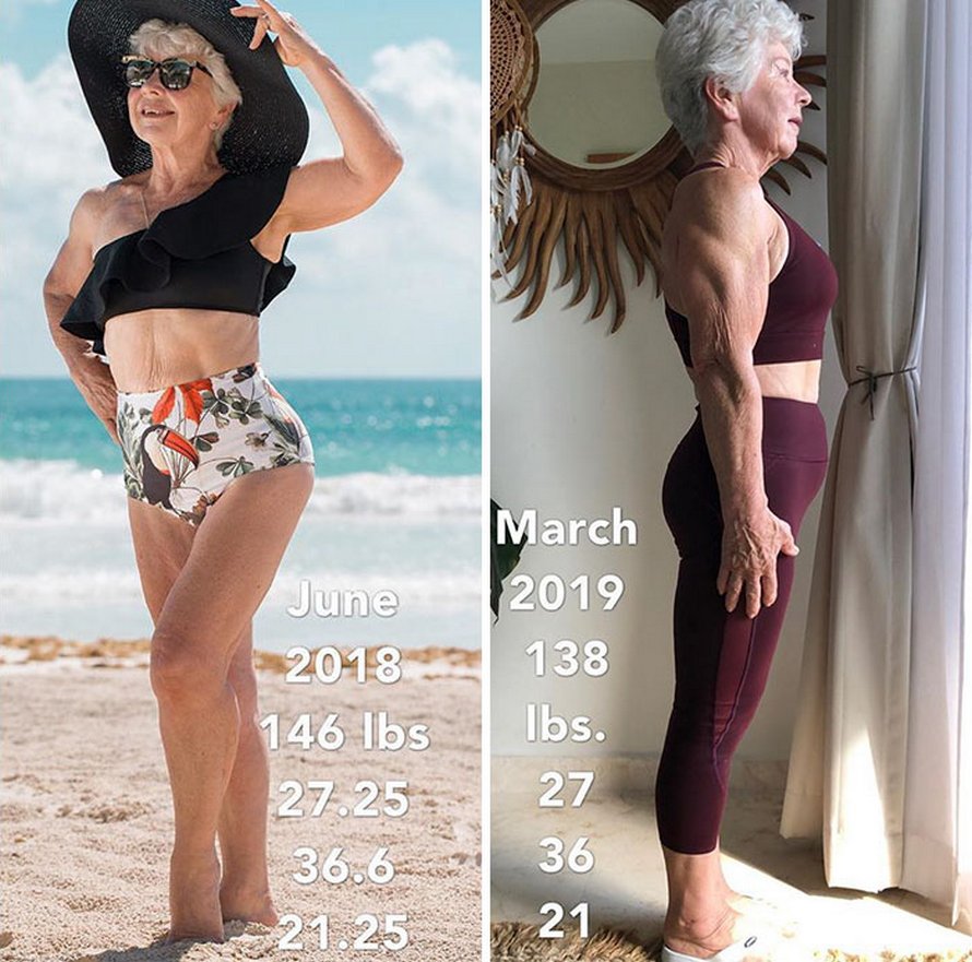 Une fille a aidé sa mère de 73 ans à perdre plus de 25 kilos et à retrouver la santé, et ses photos avant et après sont devenues virales