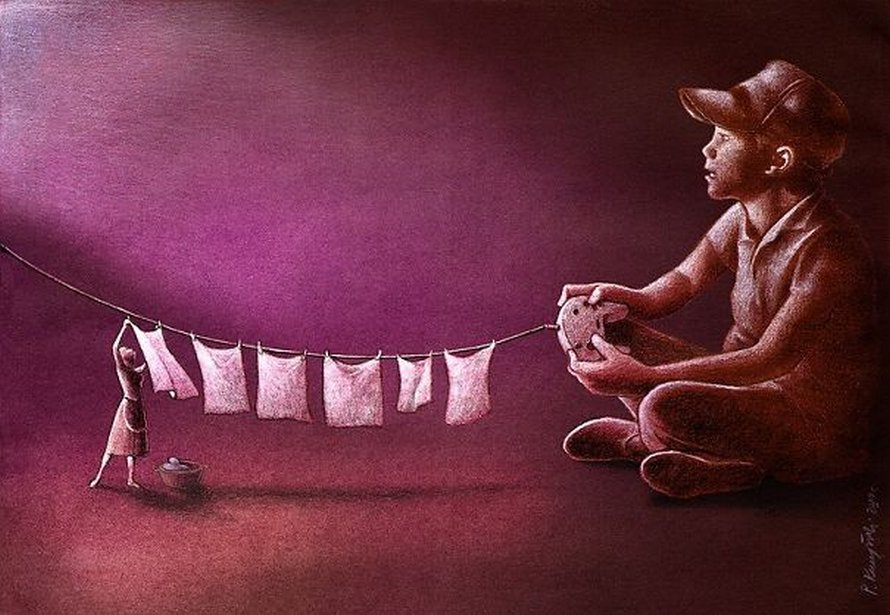 Cet artiste polonais a créé 30 métaphores troublantes, mais justes, sur les maux de notre société (nouvelles images)