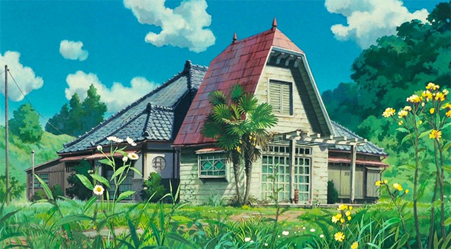 Cette maison est identique à celle que vous avez vue dans « Mon voisin Totoro » et comprend même tous les meubles originaux