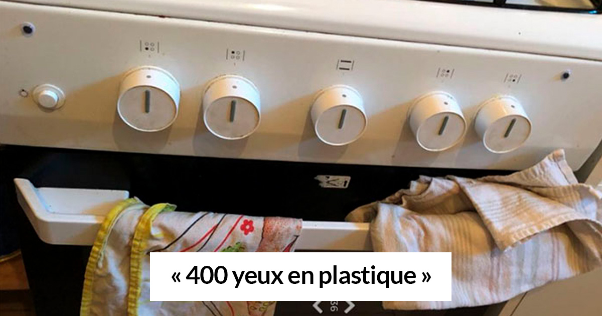 Une femme a commandé 1 000 yeux en plastique et a passé 2 heures à en coller sur tout dans l’appartement de son petit ami