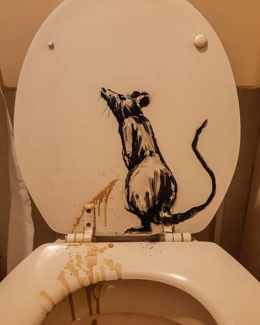 « Ma femme déteste quand je travaille à la maison » : Banksy révèle ses nouvelles oeuvres sur Instagram