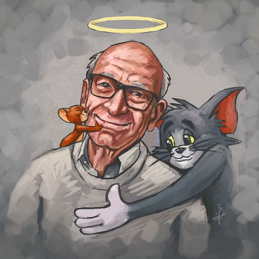 Des artistes rendent hommage à Gene Deitch, illustrateur de Tom et Jerry et Popeye, en 25 illustrations touchantes